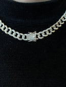 Colar corrente fecho quadrado