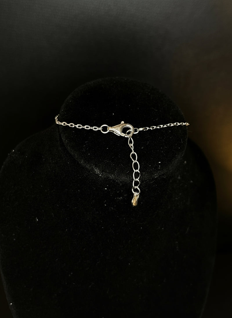 Pulseira onça branca cravejada