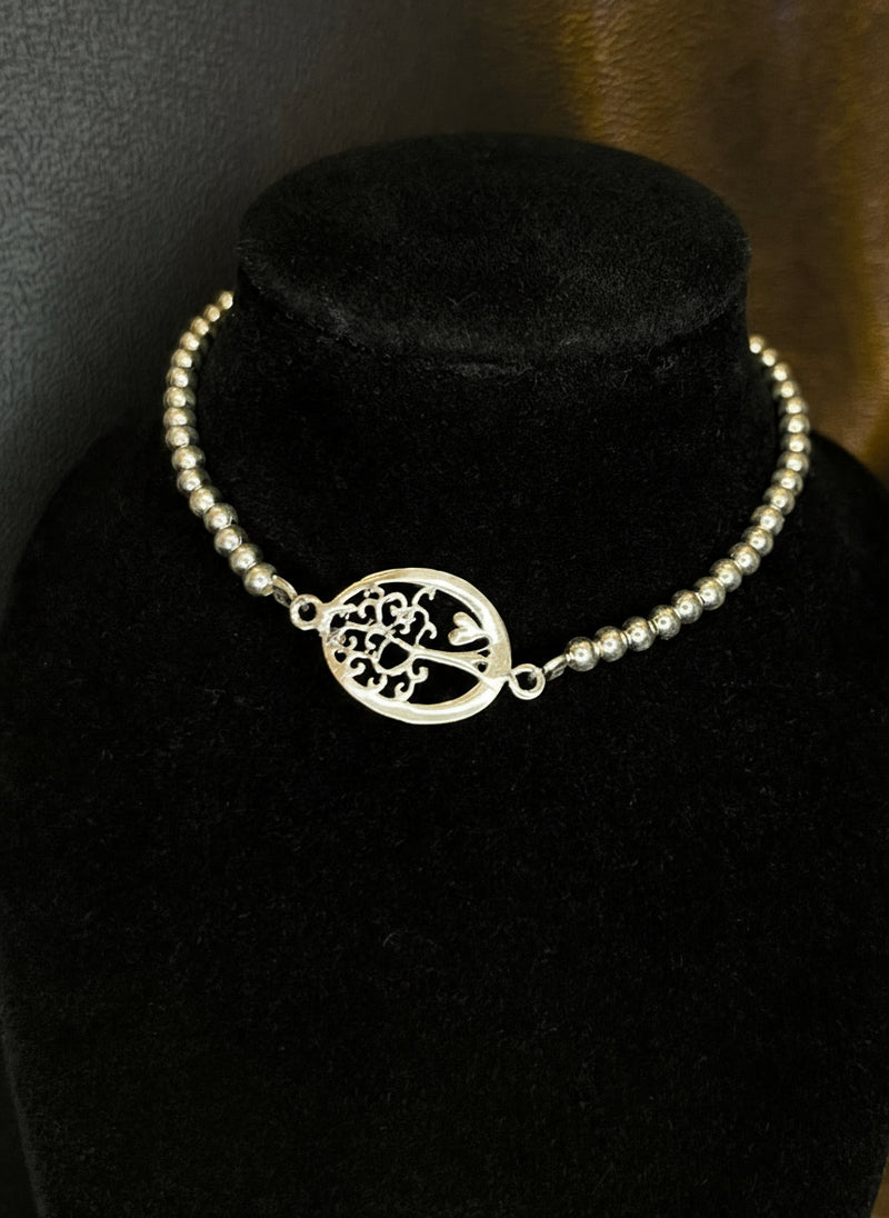 Pulseira bolinhas árvore da vida