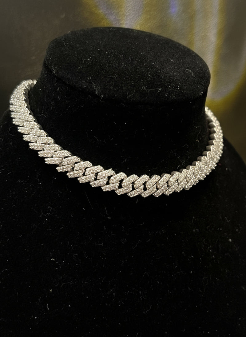 Pulseira elo cravejada