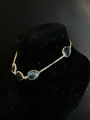 Pulseira 5 pedras gotas