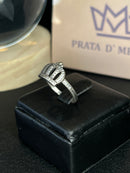 anel coroa cravejada 12