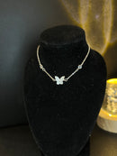 Pulseira borboleta cravejada