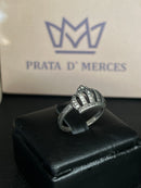 anel coroa cravejada 12