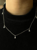 Colar cinco pingente de gotas